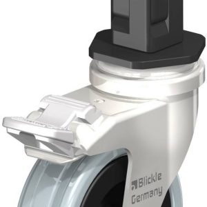 Blickle 856431 LRXA-VPA 75G-FI-EXV03 Kółko skrętne z hamulcem Średnica koła: 75 mm Maksymalne obciążenie: 60 kg 1 szt.
