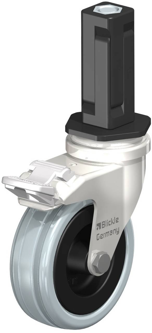 Blickle 856431 LRXA-VPA 75G-FI-EXV03 Kółko skrętne z hamulcem Średnica koła: 75 mm Maksymalne obciążenie: 60 kg 1 szt. - obrazek 1