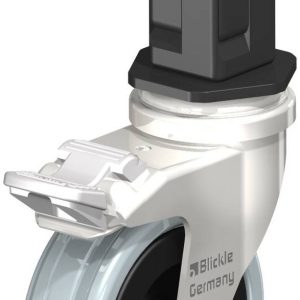 Blickle 856432 LRXA-VPA 75G-FI-EXV04 Kółko skrętne z hamulcem Średnica koła: 75 mm Maksymalne obciążenie: 60 kg 1 szt.