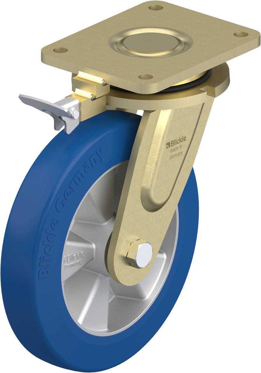 Blickle 846568 LS-ALBS 250K-RI4 Kółko skrętne z hamulcem Średnica koła: 250 mm Maksymalne obciążenie: 850 kg 1 szt. - obrazek 1