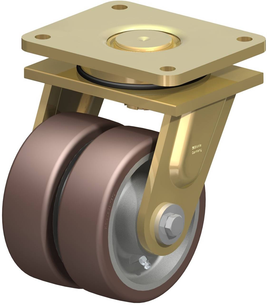 Blickle 742798 LSD-GB 150K-35 Podwójny zestaw kołowy Średnica koła: 150 mm Maksymalne obciążenie: 1400 kg 1 szt. - obrazek 1
