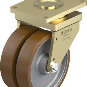 Blickle 755018 LSD-GB 404K-42 Podwójny zestaw kołowy Średnica koła: 400 mm Maksymalne obciążenie: 6800 kg 1 szt.