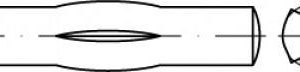 Kołek rowkowany TOOLCRAFT TO-5438031 100 szt.