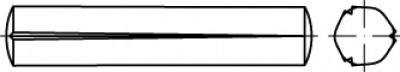 Kołek stożkowy rowkowany TOOLCRAFT TO-5438358 100 szt. - obrazek 1