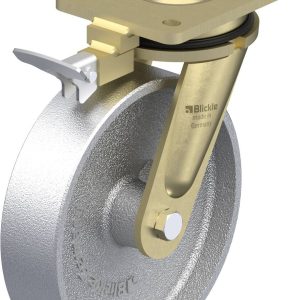 Blickle 853097 LS-G 200G-RI4 Kółko skrętne z hamulcem Średnica koła: 200 mm Maksymalne obciążenie: 1100 kg 1 szt.