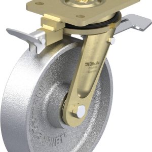 Blickle 853099 LS-G 200K-ST-RI4 Kółko skrętne z hamulcem Średnica koła: 200 mm Maksymalne obciążenie: 1100 kg 1 szt.