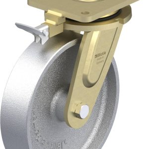 Blickle 853102 LS-G 250G-RI4 Kółko skrętne z hamulcem Średnica koła: 250 mm Maksymalne obciążenie: 1400 kg 1 szt.