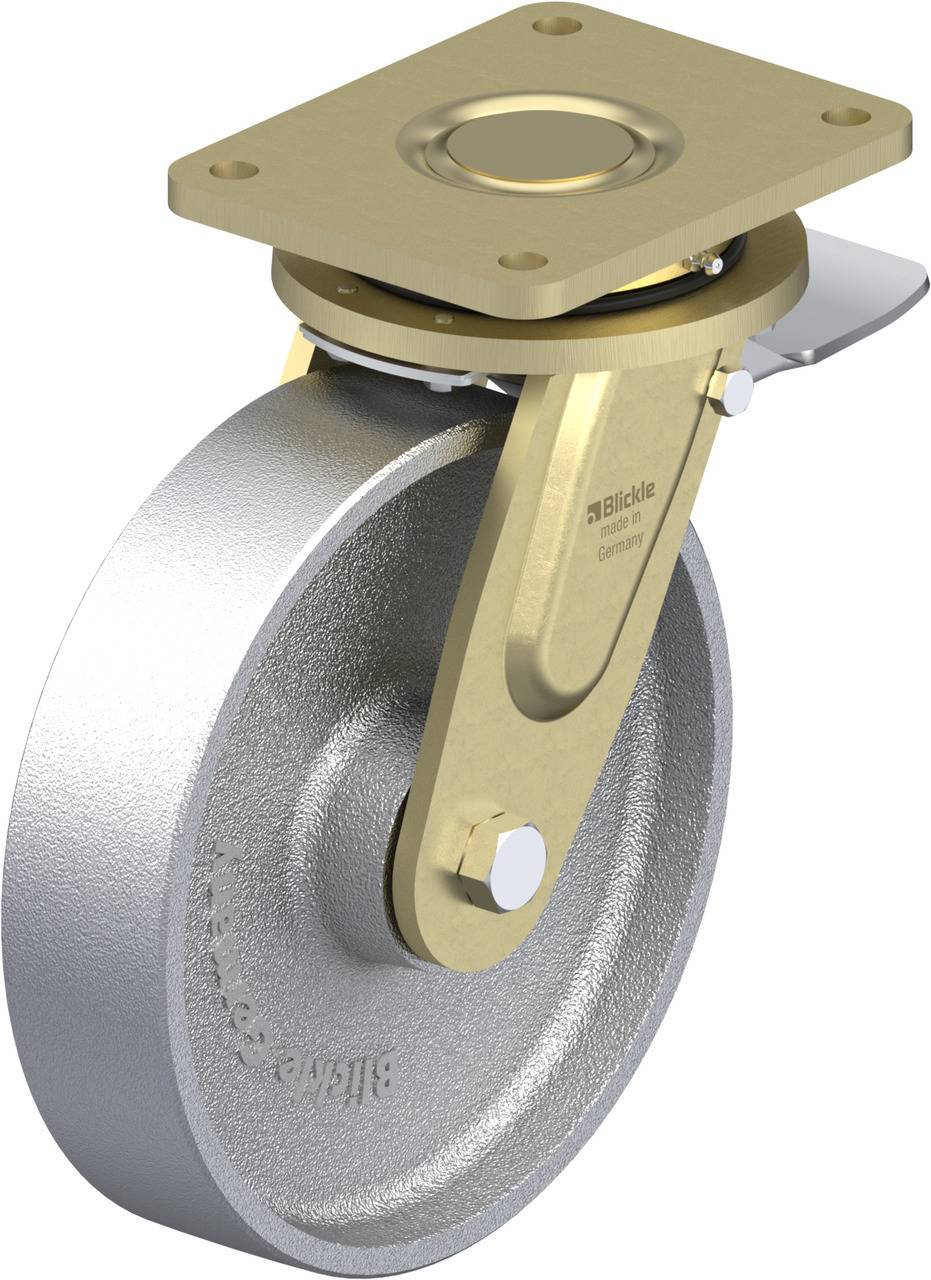 Blickle 683524 LS-G 250K-ST Kółko skrętne z hamulcem Średnica koła: 250 mm Maksymalne obciążenie: 1400 kg 1 szt. - obrazek 1