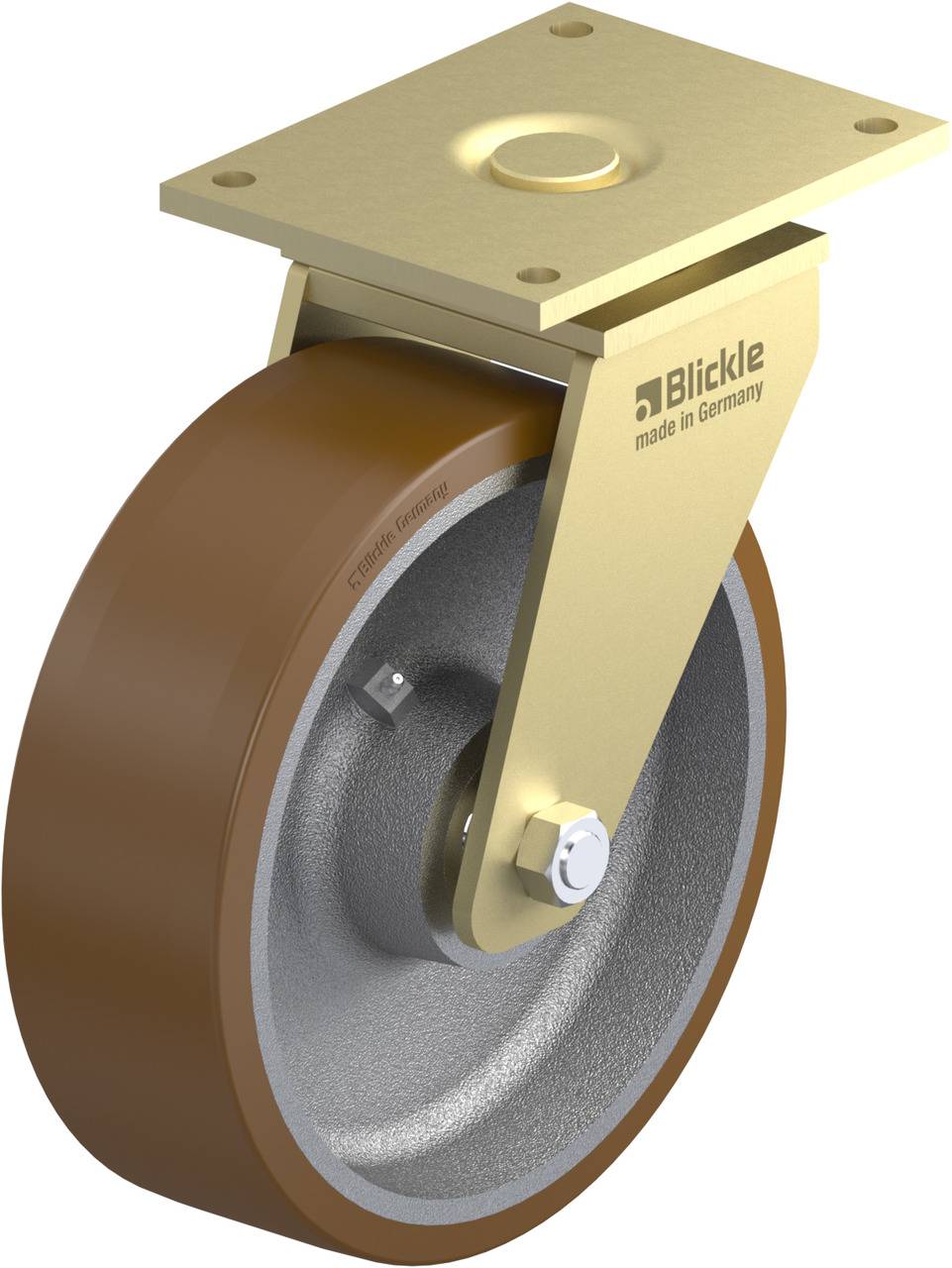 Blickle 755037 LS-GB 364K Kółko skrętne Średnica koła: 360 mm Maksymalne obciążenie: 3800 kg 1 szt. - obrazek 1