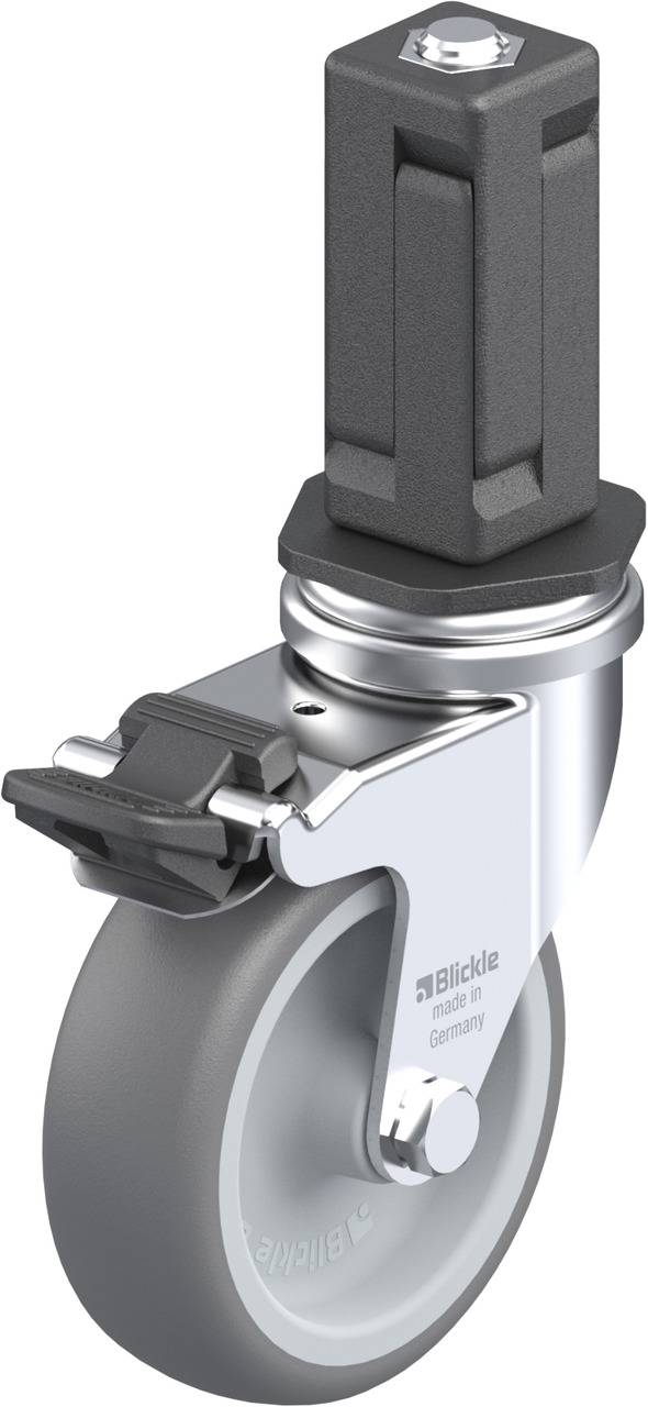 Blickle 847801 LRA-TPA 75G-FI-EV04 Kółko skrętne z hamulcem Średnica koła: 75 mm Maksymalne obciążenie: 75 kg 1 szt. - obrazek 1