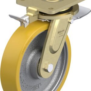 Blickle 348235 LS-GTH 250K-ST-RI4 Kółko skrętne z hamulcem Średnica koła: 250 mm Maksymalne obciążenie: 1500 kg 1 szt.