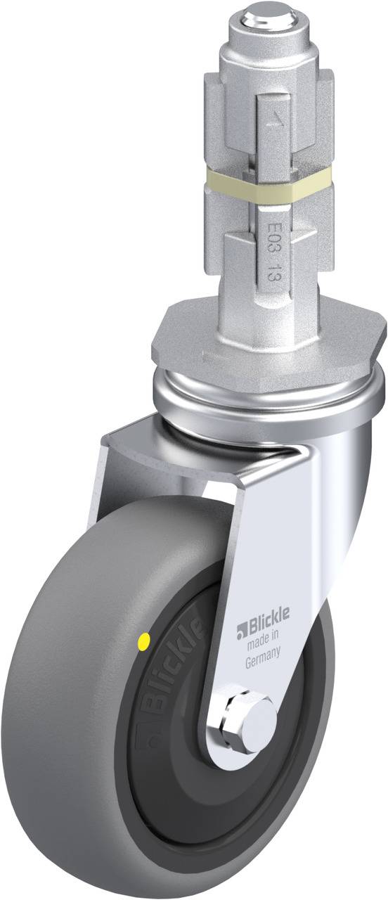 Blickle 751111 LRA-TPA 75KF-ELS-E03 Kółko skrętne Średnica koła: 75 mm Maksymalne obciążenie: 50 kg 1 szt. - obrazek 1