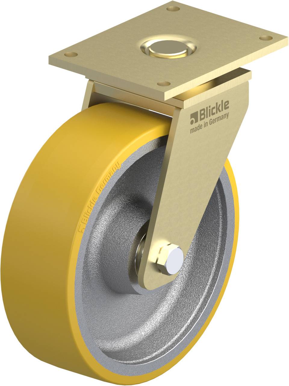 Blickle 496182 LS-GTH 364K Kółko skrętne Średnica koła: 360 mm Maksymalne obciążenie: 3800 kg 1 szt. - obrazek 1