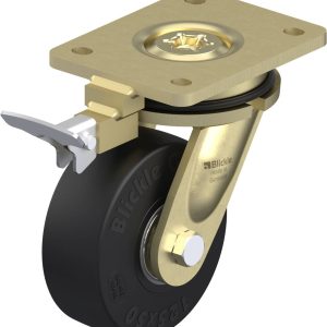 Blickle 842424 LS-SE 125K-RI4 Kółko skrętne z hamulcem Średnica koła: 125 mm Maksymalne obciążenie: 320 kg 1 szt.