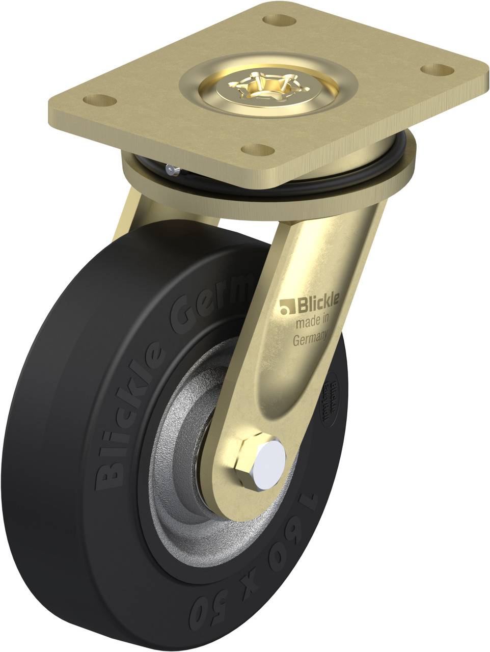Blickle 43984 LS-SE 160K Kółko skrętne Średnica koła: 160 mm Maksymalne obciążenie: 450 kg 1 szt. - obrazek 1