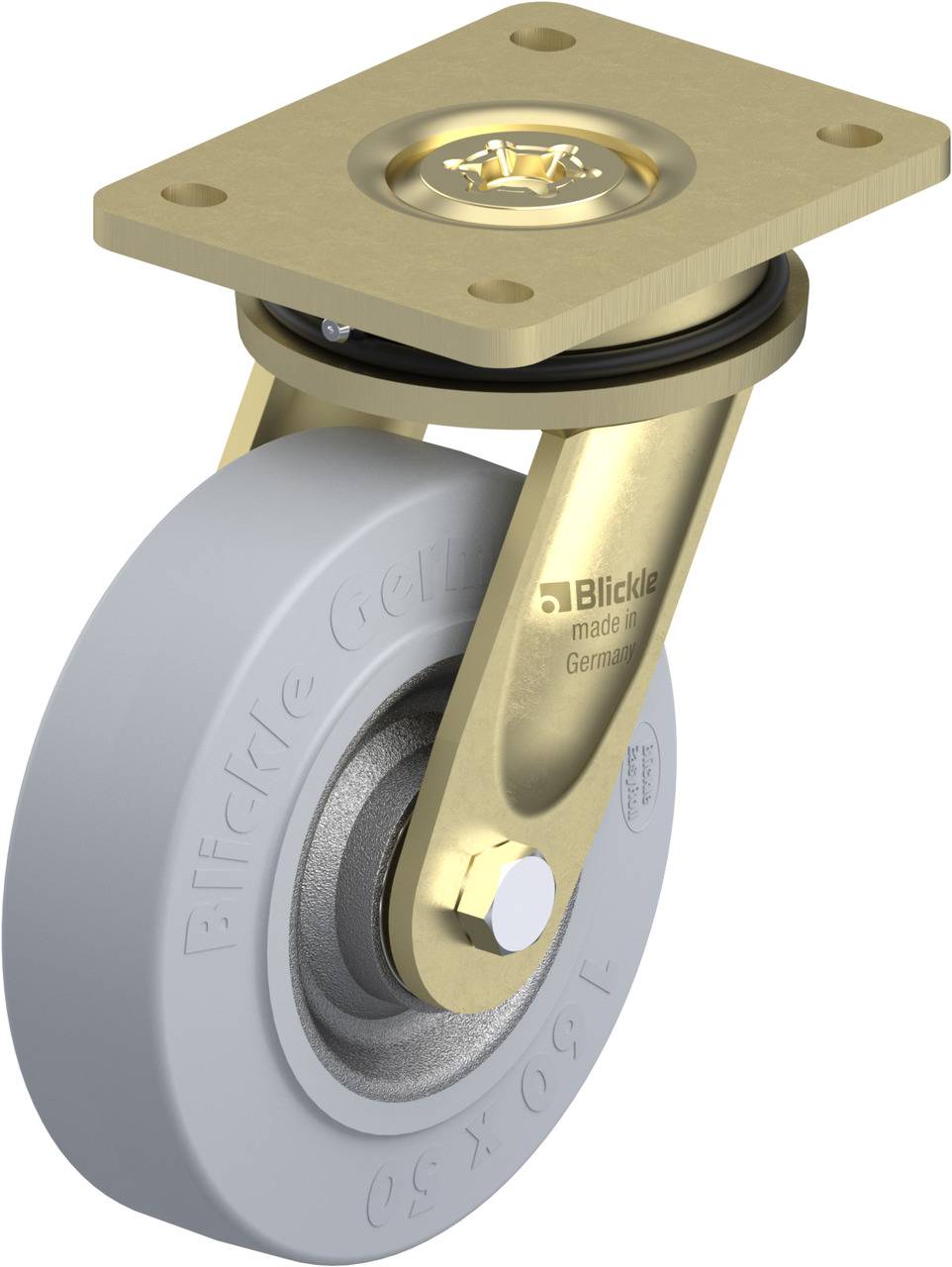 Blickle 440164 LS-SE 160K-SG Kółko skrętne Średnica koła: 160 mm Maksymalne obciążenie: 450 kg 1 szt. - obrazek 1
