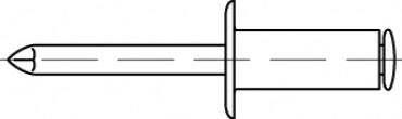 Nit ślepy TOOLCRAFT TO-5444370 3.2 mm 500 szt. - obrazek 1