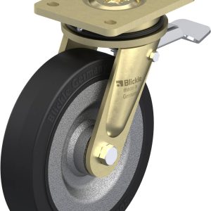Blickle 51227 LS-SE 200K-ST Kółko skrętne z hamulcem Średnica koła: 200 mm Maksymalne obciążenie: 600 kg 1 szt.