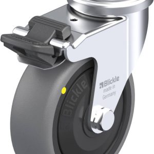 Blickle 617647 LRA-TPA 75KF-FI-ELS Kółko skrętne z hamulcem Średnica koła: 75 mm Maksymalne obciążenie: 50 kg 1 szt.