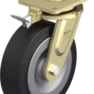 Blickle 738300 LS-SE 252K-RI4 Kółko skrętne z hamulcem Średnica koła: 250 mm Maksymalne obciążenie: 1000 kg 1 szt.