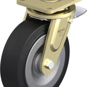 Blickle 51243 LS-SE 252K-ST Kółko skrętne z hamulcem Średnica koła: 250 mm Maksymalne obciążenie: 1000 kg 1 szt.
