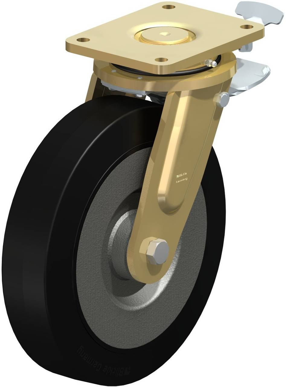 Blickle 51250 LS-SE 300K-ST Kółko skrętne z hamulcem Średnica koła: 300 mm Maksymalne obciążenie: 1000 kg 1 szt. - obrazek 1
