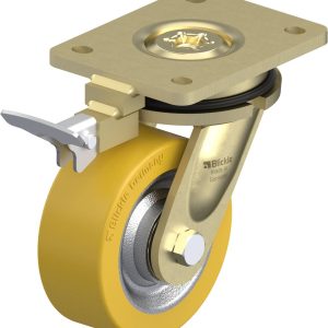 Blickle 712950 LS-SETH 125K-RI4 Kółko skrętne z hamulcem Średnica koła: 125 mm Maksymalne obciążenie: 500 kg 1 szt.
