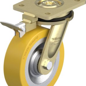 Blickle 704718 LS-SETH 160K-RI4 Kółko skrętne z hamulcem Średnica koła: 160 mm Maksymalne obciążenie: 700 kg 1 szt.
