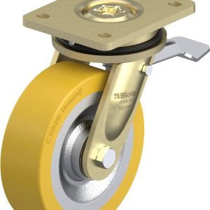 Blickle 51813 LS-SETH 160K-ST Kółko skrętne z hamulcem Średnica koła: 160 mm Maksymalne obciążenie: 700 kg 1 szt.