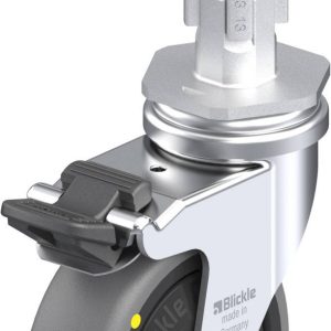 Blickle 738700 LRA-TPA 75KF-FI-ELS-E03 Kółko skrętne z hamulcem Średnica koła: 75 mm Maksymalne obciążenie: 50 kg 1 szt.