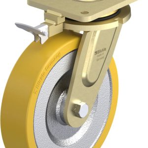 Blickle 738472 LS-SETH 250K-RI4 Kółko skrętne z hamulcem Średnica koła: 250 mm Maksymalne obciążenie: 1350 kg 1 szt.