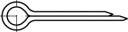 Zawleczka TOOLCRAFT TO-5445906 80 mm 50 szt.