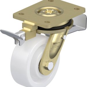 Blickle 853015 LS-SPO 127K-ST-RI4 Kółko skrętne z hamulcem Średnica koła: 125 mm Maksymalne obciążenie: 750 kg 1 szt.