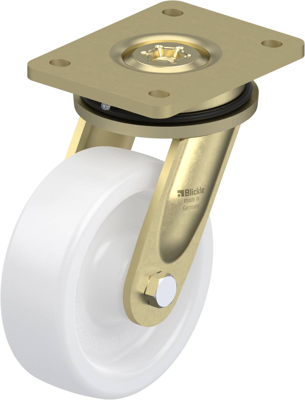 Blickle 48405 LS-SPO 150G Kółko skrętne Średnica koła: 150 mm Maksymalne obciążenie: 800 kg 1 szt. - obrazek 1