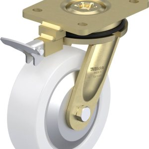 Blickle 853042 LS-SPO 160K-FA-RI4 Kółko skrętne z hamulcem Średnica koła: 160 mm Maksymalne obciążenie: 850 kg 1 szt.