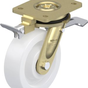 Blickle 853039 LS-SPO 160K-ST-RI4 Kółko skrętne z hamulcem Średnica koła: 160 mm Maksymalne obciążenie: 850 kg 1 szt.