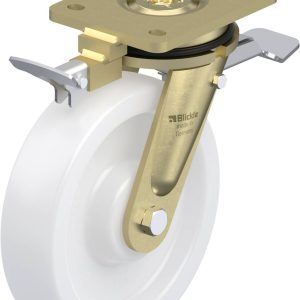 Blickle 853047 LS-SPO 200G-ST-RI4 Kółko skrętne z hamulcem Średnica koła: 200 mm Maksymalne obciążenie: 1500 kg 1 szt.