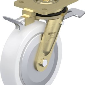 Blickle 853051 LS-SPO 200K-ST-FA-RI4 Kółko skrętne z hamulcem Średnica koła: 200 mm Maksymalne obciążenie: 1500 kg 1 szt