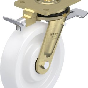 Blickle 384388 LS-SPO 200K-ST-RI4 Kółko skrętne z hamulcem Średnica koła: 200 mm Maksymalne obciążenie: 1500 kg 1 szt.