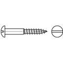 TOOLCRAFT TO-5446728 Wkręt do drewna z łbem płaskim 5 mm 25 mm Płaska DIN 96 mosiądz 200 szt. - obrazek 1