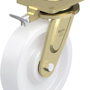Blickle 384487 LS-SPO 250K-RI4 Kółko skrętne z hamulcem Średnica koła: 250 mm Maksymalne obciążenie: 2000 kg 1 szt.