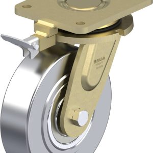 Blickle 843408 LS-SVS 201K-RI4 Kółko skrętne z hamulcem Średnica koła: 200 mm Maksymalne obciążenie: 3000 kg 1 szt.