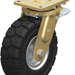 Blickle 852136 LS-VLE 257K-ST-RI4 Kółko skrętne z hamulcem Średnica koła: 250 mm Maksymalne obciążenie: 600 kg 1 szt.
