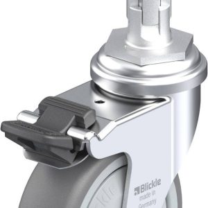 Blickle 665414 LRA-TPA 75KF-FI-E01 Kółko skrętne z hamulcem Średnica koła: 75 mm Maksymalne obciążenie: 75 kg 1 szt.