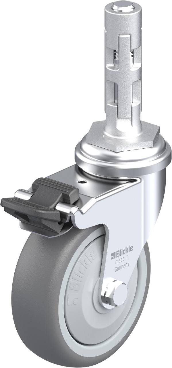 Blickle 665414 LRA-TPA 75KF-FI-E01 Kółko skrętne z hamulcem Średnica koła: 75 mm Maksymalne obciążenie: 75 kg 1 szt. - obrazek 1