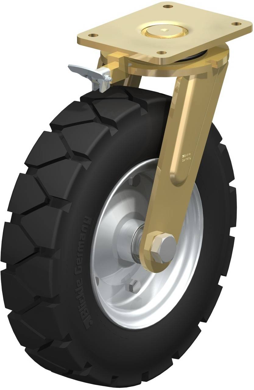 Blickle 741459 LS-VLE 410K-RI4 Kółko skrętne z hamulcem Średnica koła: 405 mm Maksymalne obciążenie: 950 kg 1 szt. - obrazek 1