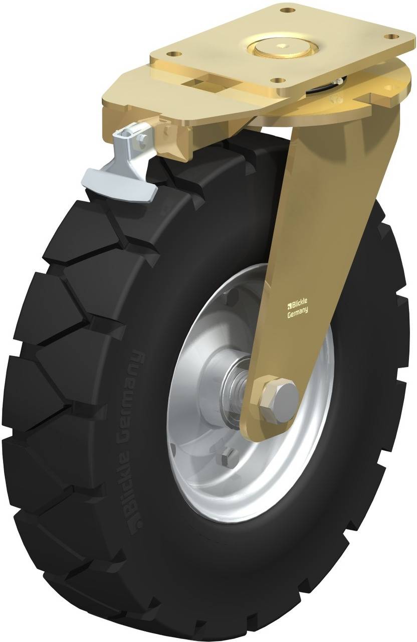 Blickle 678771 LS-VLE 460K-RI4 Kółko skrętne z hamulcem Średnica koła: 455 mm Maksymalne obciążenie: 1415 kg 1 szt. - obrazek 1