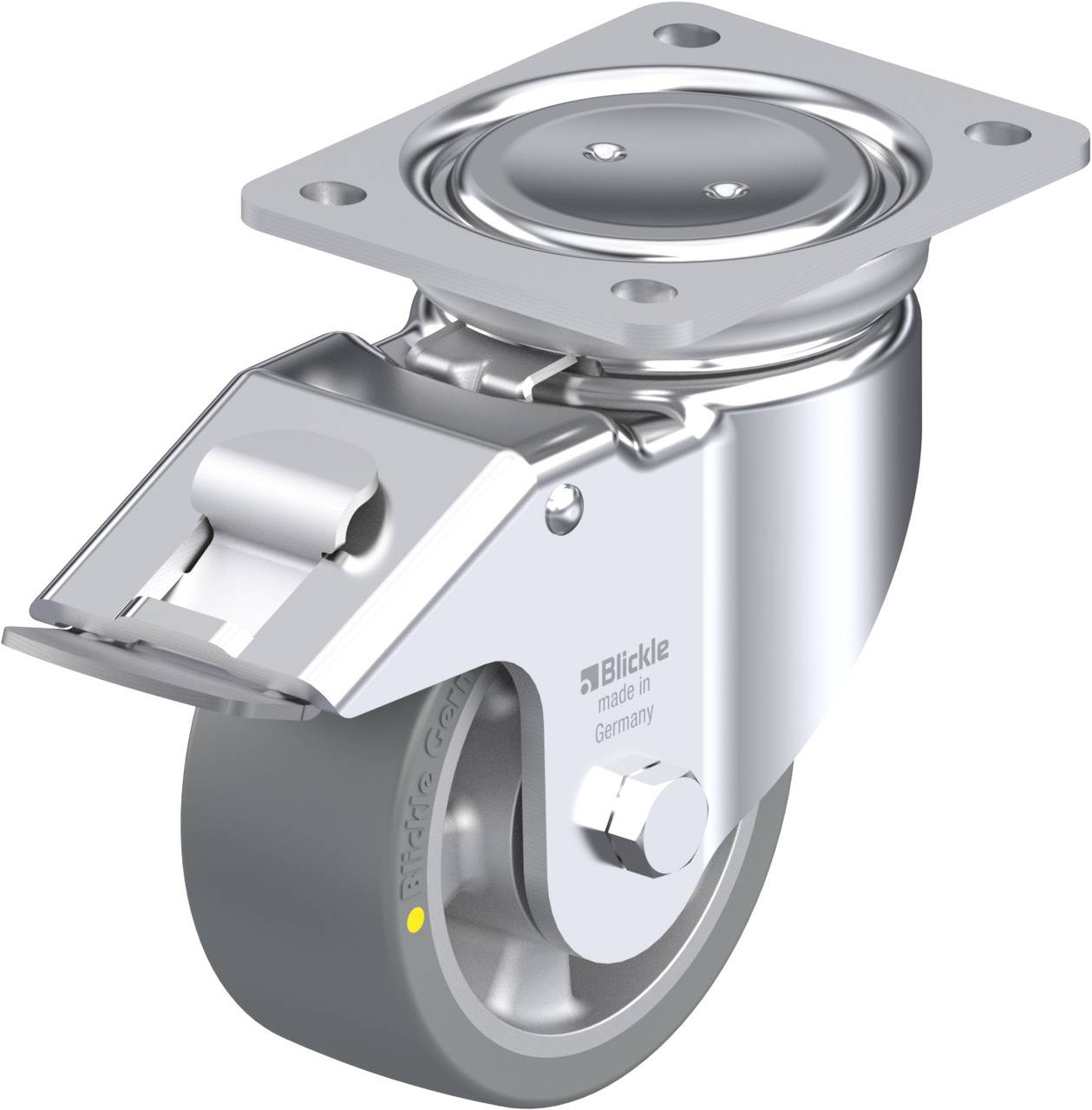 Blickle 852499 LUH-ALTH 127K-FI-AS Kółko skrętne z hamulcem Średnica koła: 125 mm Maksymalne obciążenie: 750 kg 1 szt. - obrazek 1