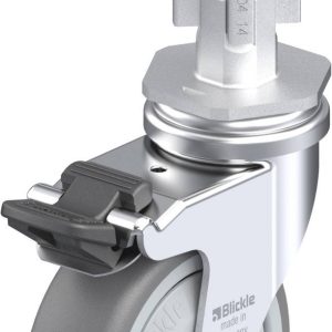 Blickle 552299 LRA-TPA 75KF-FI-E04 Kółko skrętne z hamulcem Średnica koła: 75 mm Maksymalne obciążenie: 75 kg 1 szt.