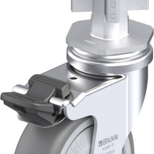 Blickle 665166 LRA-TPA 75KF-FI-E07 Kółko skrętne z hamulcem Średnica koła: 75 mm Maksymalne obciążenie: 75 kg 1 szt.